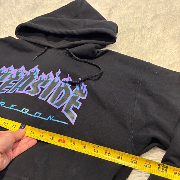 Oregon Coast SEASIDE Surf shop SWEATSHIRT PULLOVER HOODIE Skateboarding LG - Picture 3 of 7